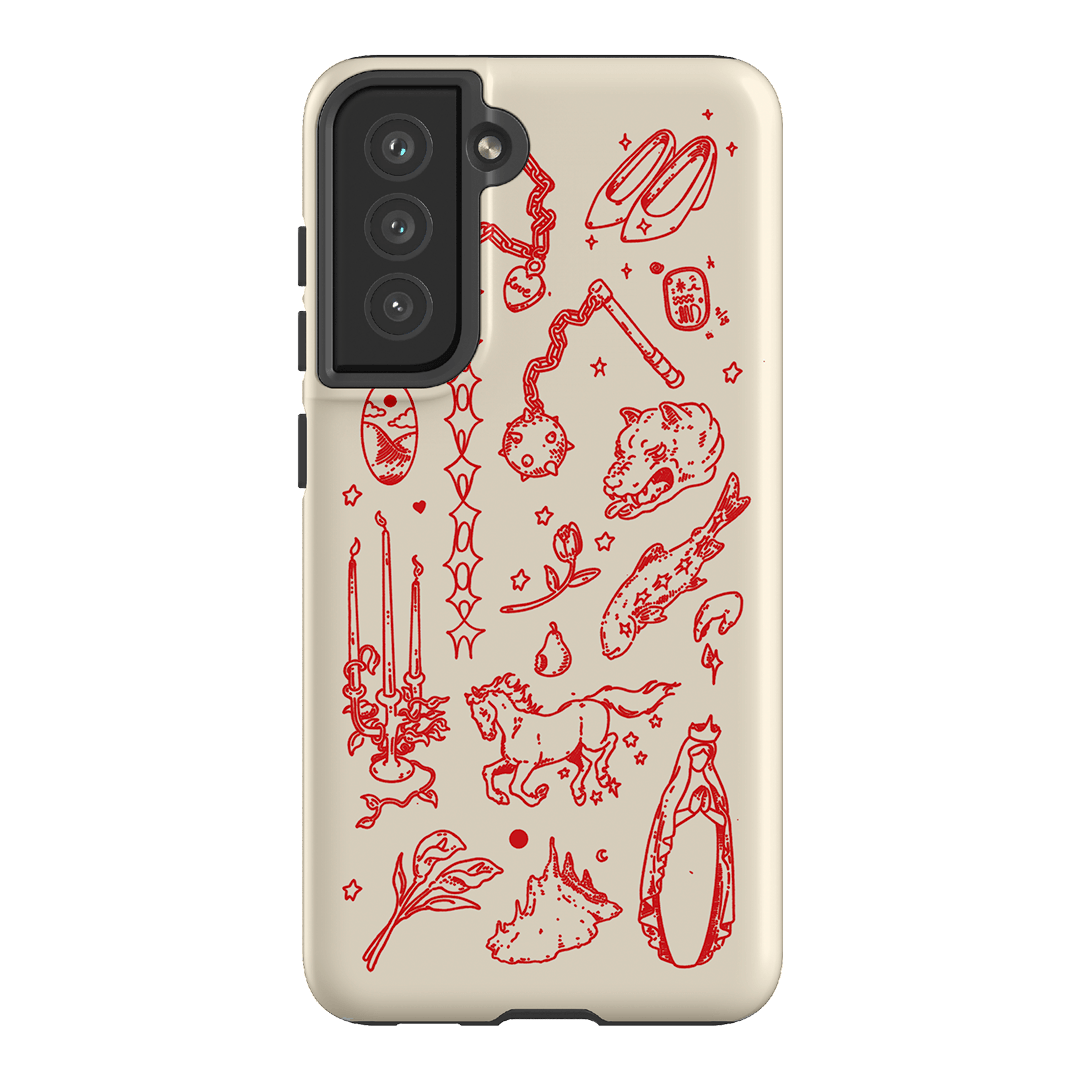 Dreamcore Cream Printed Phone Cases Samsung Galaxy S21 FE / Armoured by Easty Beasty - The Dairy