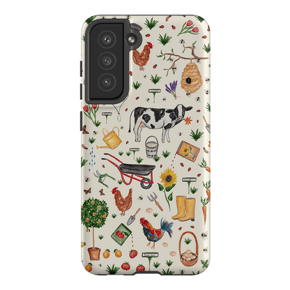 Farm Stay Printed Phone Cases Samsung Galaxy S21 FE / Armoured by BG. Studio - The Dairy