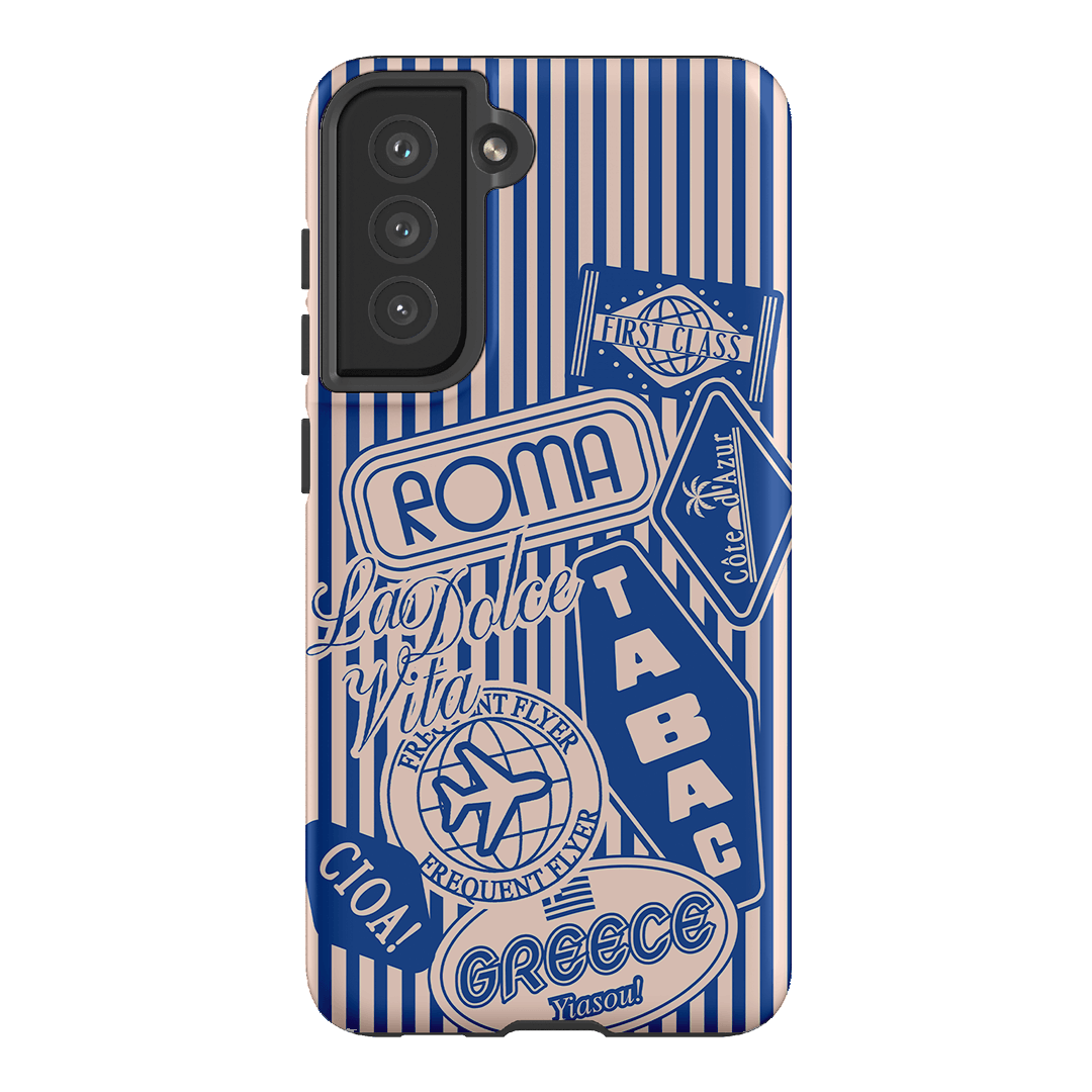 Frequent Flyer Printed Phone Cases Samsung Galaxy S21 FE / Armoured by The Dairy - The Dairy