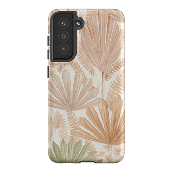 Golden Palm Printed Phone Cases Samsung Galaxy S21 FE / Armoured by Cass Deller - The Dairy
