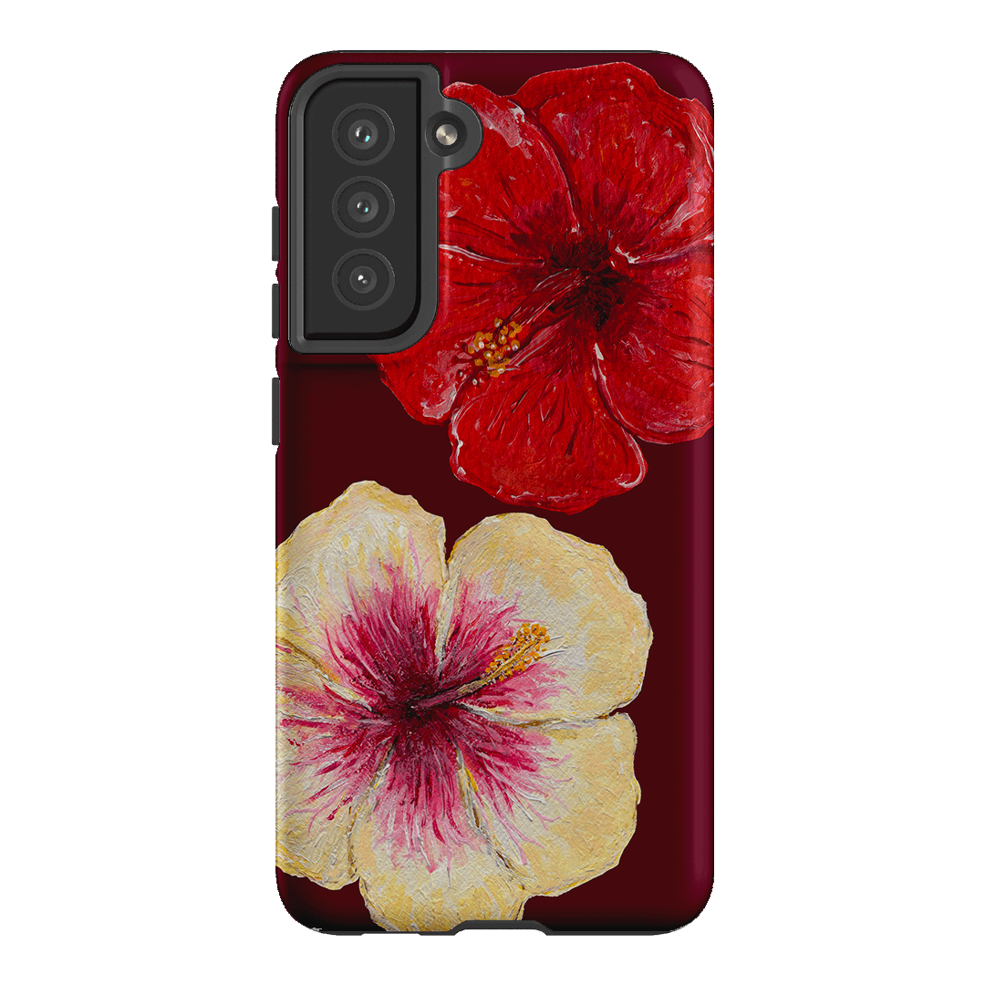 Hibiscus Flower Printed Phone Cases Samsung Galaxy S21 FE / Armoured by BG. Studio - The Dairy