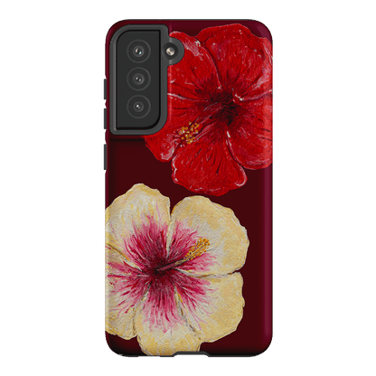 Hibiscus Flower Printed Phone Cases Samsung Galaxy S21 FE / Armoured by BG. Studio - The Dairy