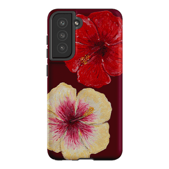 Hibiscus Flower Printed Phone Cases Samsung Galaxy S21 FE / Armoured by BG. Studio - The Dairy