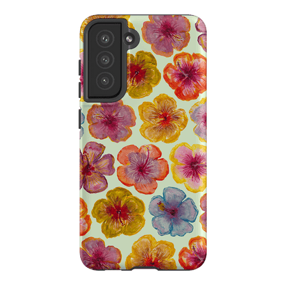 Hibiscus Holiday Sorbet Printed Phone Cases Samsung Galaxy S21 FE / Armoured by BG. Studio - The Dairy