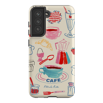 Home Cafe Printed Phone Cases Samsung Galaxy S21 FE / Armoured by Phthalo Ruth - The Dairy