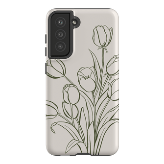Inked Tulips Printed Phone Cases Samsung Galaxy S21 FE / Armoured by Typoflora - The Dairy