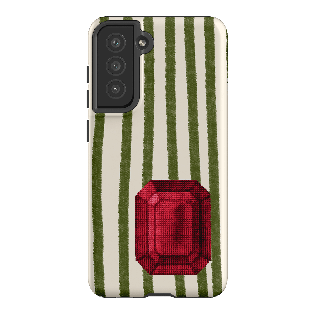 July Ruby Printed Phone Cases Samsung Galaxy S21 FE / Armoured by Joiana - The Dairy