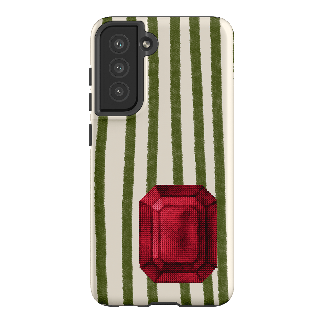 July Ruby Printed Phone Cases Samsung Galaxy S21 FE / Armoured by Joiana - The Dairy