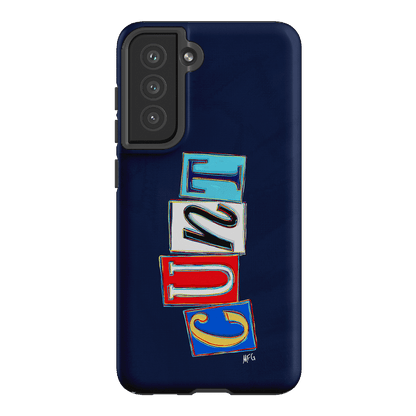 Lil Cnts Blue Printed Phone Cases Samsung Galaxy S21 FE / Armoured by Margarbs Art - The Dairy