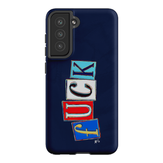 Lil Fcks Blue Printed Phone Cases Samsung Galaxy S21 FE / Armoured by Margarbs Art - The Dairy