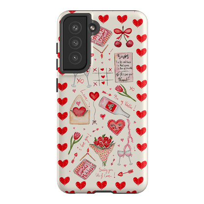 Love Note Printed Phone Cases Samsung Galaxy S21 FE / Armoured by BG. Studio - The Dairy