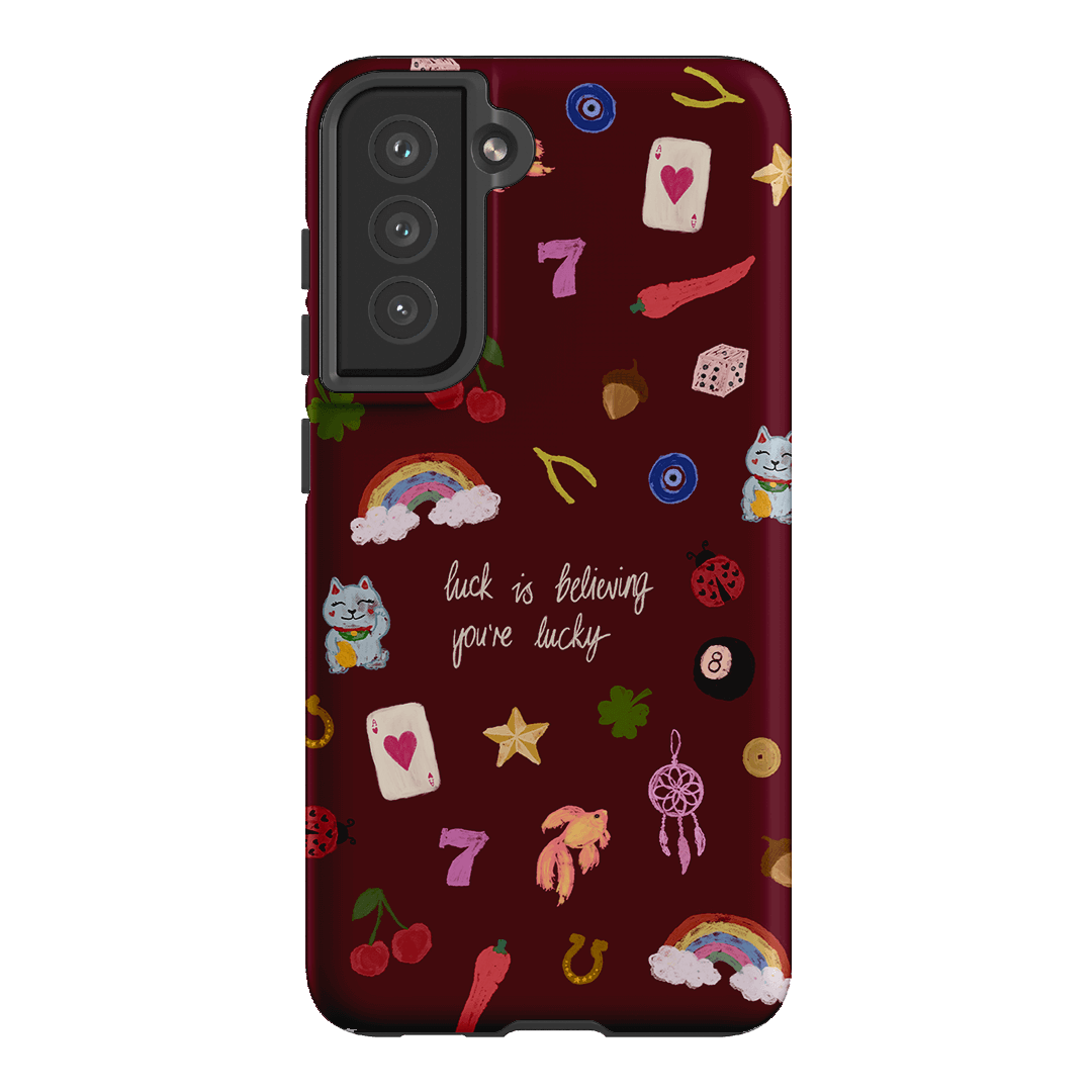 Lucky Printed Phone Cases Samsung Galaxy S21 FE / Armoured by Amy Gibbs - The Dairy