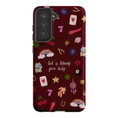 Lucky Printed Phone Cases Samsung Galaxy S21 FE / Armoured by Amy Gibbs - The Dairy