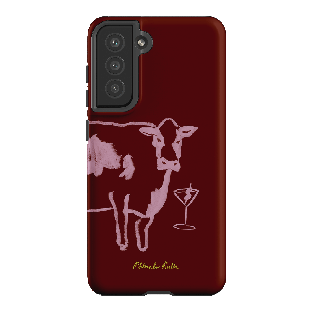 Mootini Berry Printed Phone Cases Samsung Galaxy S21 FE / Armoured by Phthalo Ruth - The Dairy