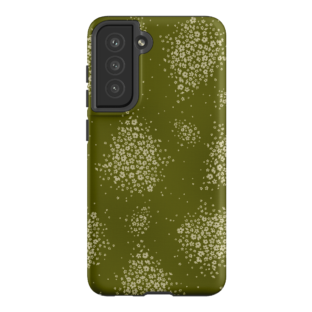 Olive Bloom Printed Phone Cases Samsung Galaxy S21 FE / Armoured by Veronica Tucker - The Dairy