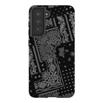 Paisley Noir Printed Phone Cases Samsung Galaxy S21 FE / Armoured by The Dairy - The Dairy