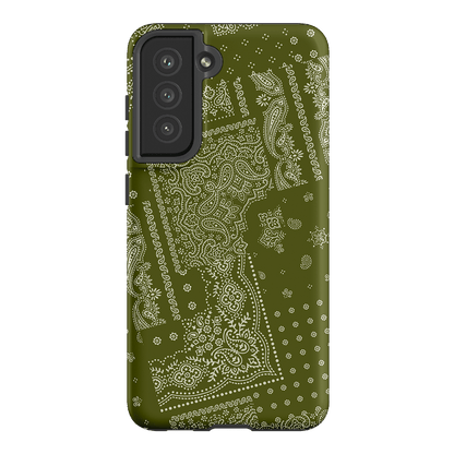 Paisley Fern Printed Phone Cases Samsung Galaxy S21 FE / Armoured by The Dairy - The Dairy