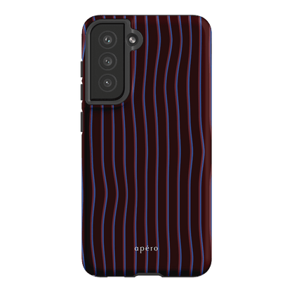 Panama Burgundy Printed Phone Cases Samsung Galaxy S21 FE / Armoured by Apero - The Dairy