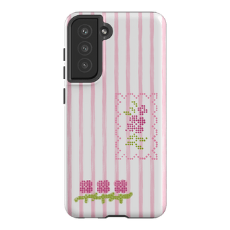 Patchwork Pink Printed Phone Cases Samsung Galaxy S21 FE / Armoured by Kayla Carr - The Dairy