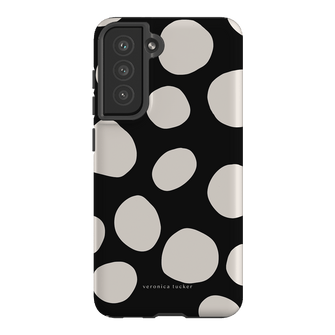 Pebbles Noir Printed Phone Cases Samsung Galaxy S21 FE / Armoured by Veronica Tucker - The Dairy