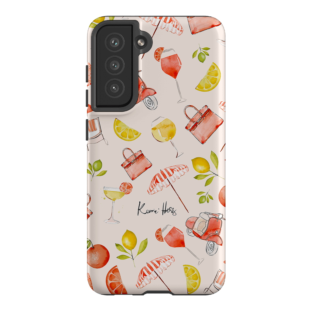Positano Printed Phone Cases Samsung Galaxy S21 FE / Armoured by Kerrie Hess - The Dairy