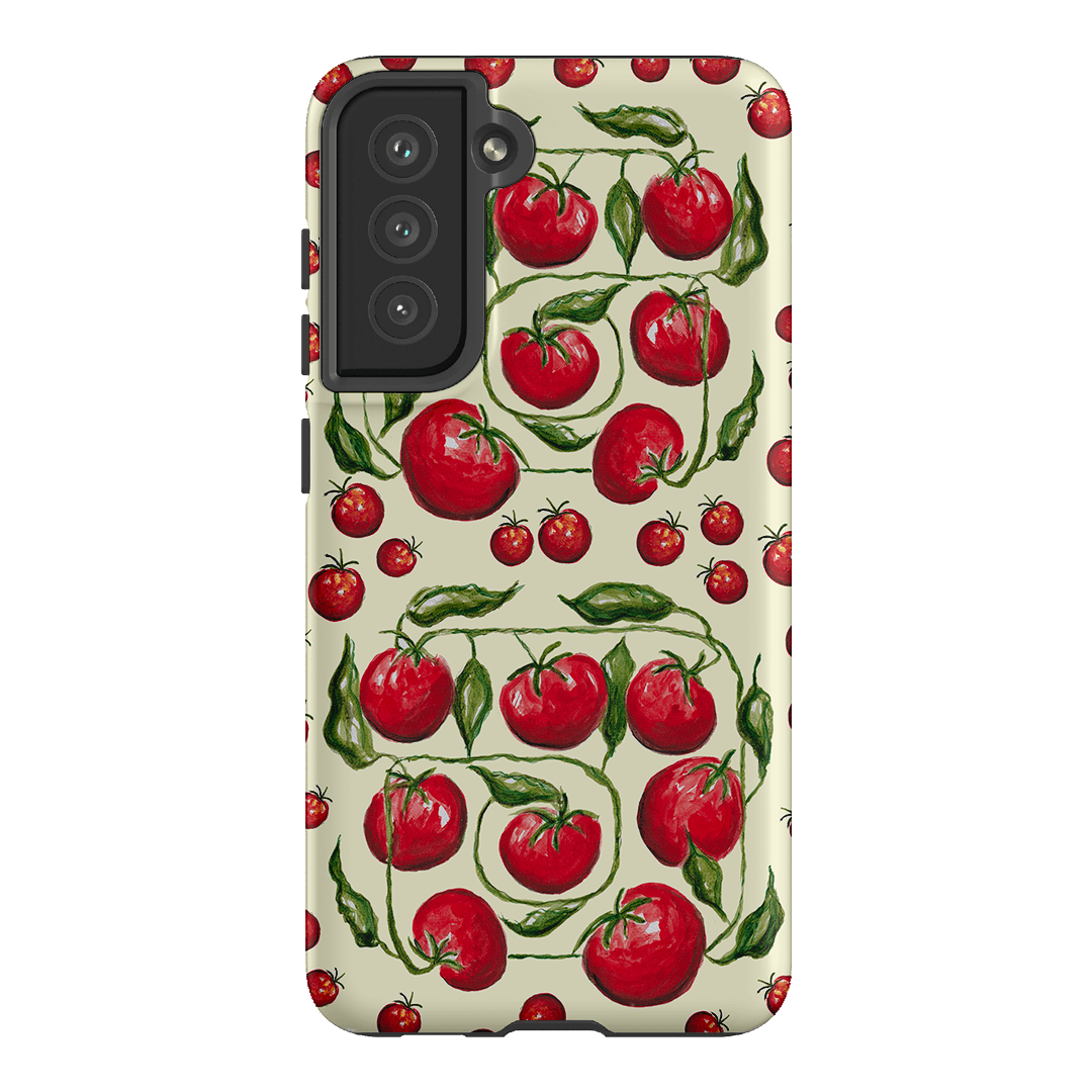 Red Tomatoes Printed Phone Cases Samsung Galaxy S21 FE / Armoured by BG. Studio - The Dairy