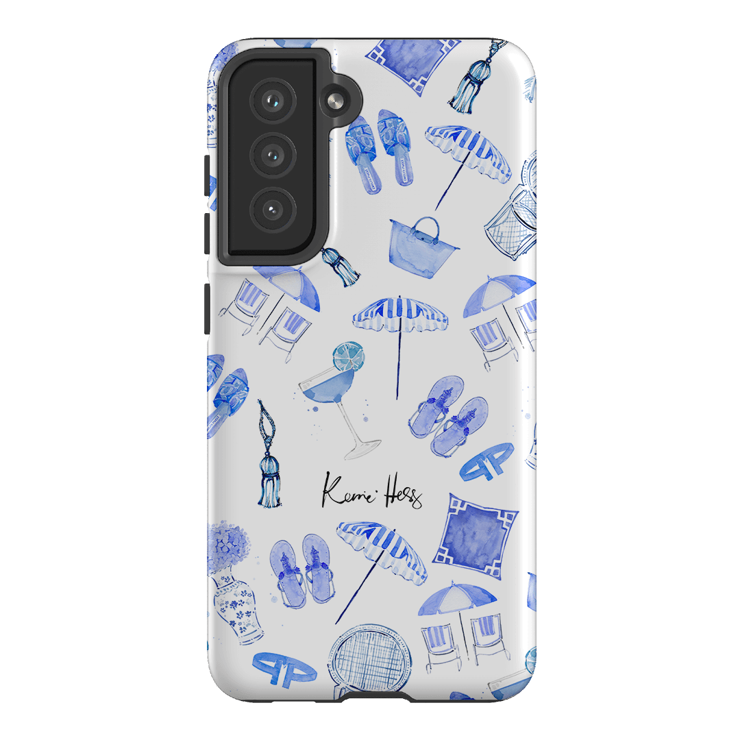 Santorini Printed Phone Cases Samsung Galaxy S21 FE / Armoured by Kerrie Hess - The Dairy