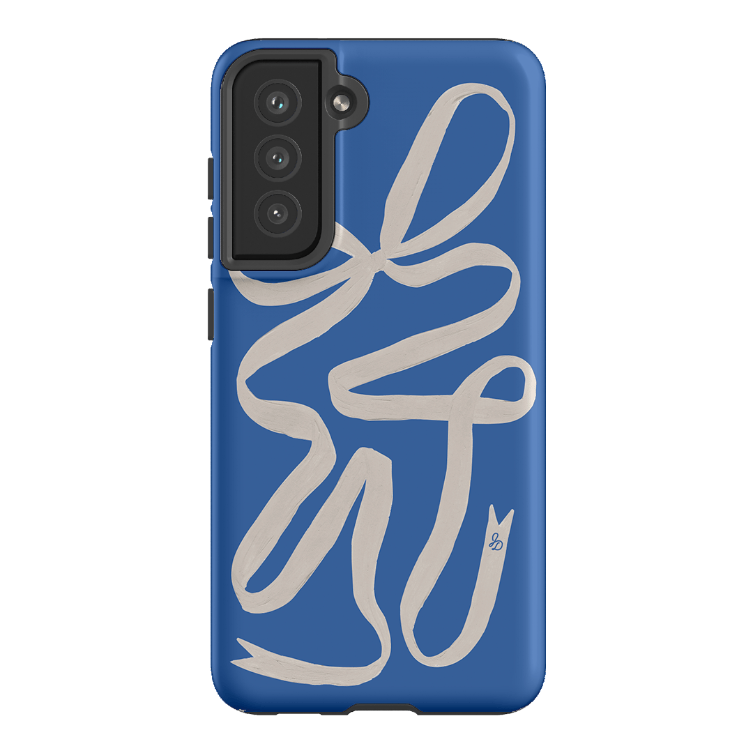 Something Blue Ribbon Printed Phone Cases Samsung Galaxy S21 FE / Armoured by Jasmine Dowling - The Dairy