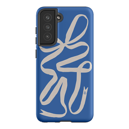 Something Blue Ribbon Printed Phone Cases Samsung Galaxy S21 FE / Armoured by Jasmine Dowling - The Dairy