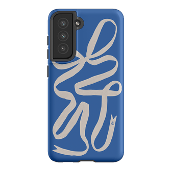Something Blue Ribbon Printed Phone Cases Samsung Galaxy S21 FE / Armoured by Jasmine Dowling - The Dairy