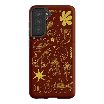 Spiced Cowboy Chocolate Printed Phone Cases Samsung Galaxy S21 FE / Armoured by Easty Beasty - The Dairy