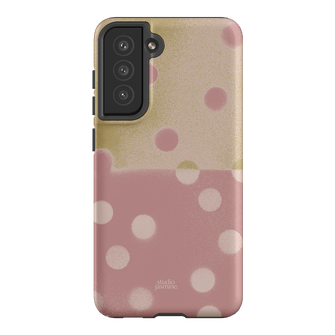 Strawberry Polka Dot Printed Phone Cases Samsung Galaxy S21 FE / Armoured by Jasmine Dowling - The Dairy