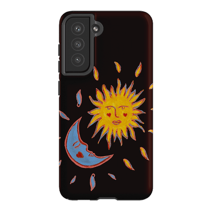 Sun & Moon Plum Printed Phone Cases Samsung Galaxy S21 FE / Armoured by BG. Studio - The Dairy