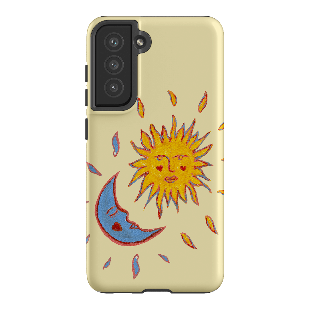 Sun & Moon Yellow Printed Phone Cases Samsung Galaxy S21 FE / Armoured by BG. Studio - The Dairy