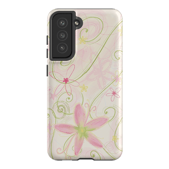 Swirl Pink Printed Phone Cases Samsung Galaxy S21 FE / Armoured by Kayla Carr - The Dairy