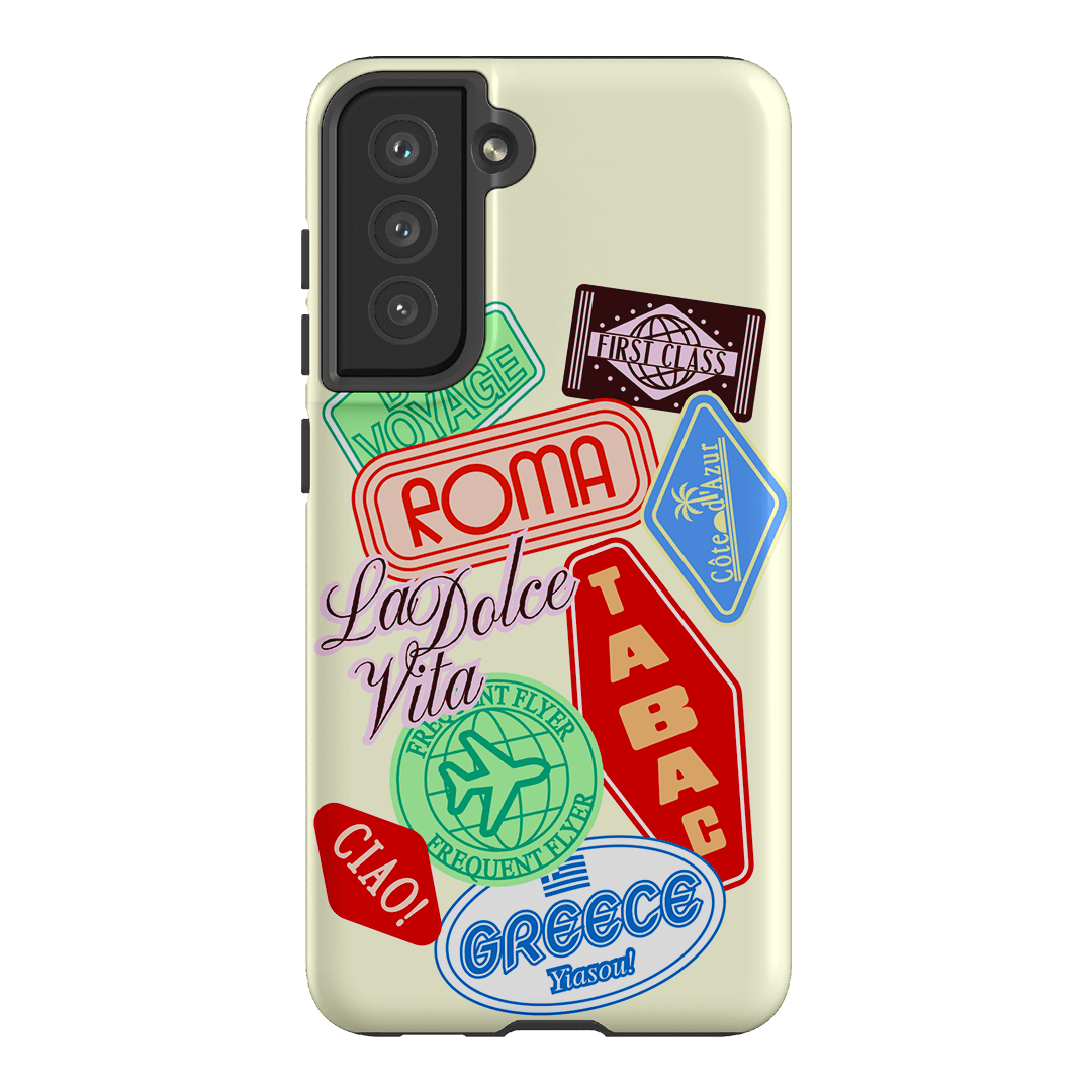 Well Travelled Printed Phone Cases Samsung Galaxy S21 FE / Armoured by The Dairy - The Dairy