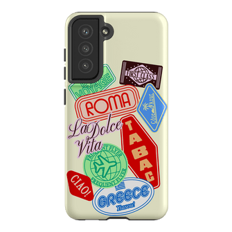 Well Travelled Printed Phone Cases Samsung Galaxy S21 FE / Armoured by The Dairy - The Dairy
