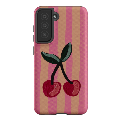 Cherry On Top Printed Phone Cases Samsung Galaxy S21 FE / Armoured by Amy Gibbs - The Dairy