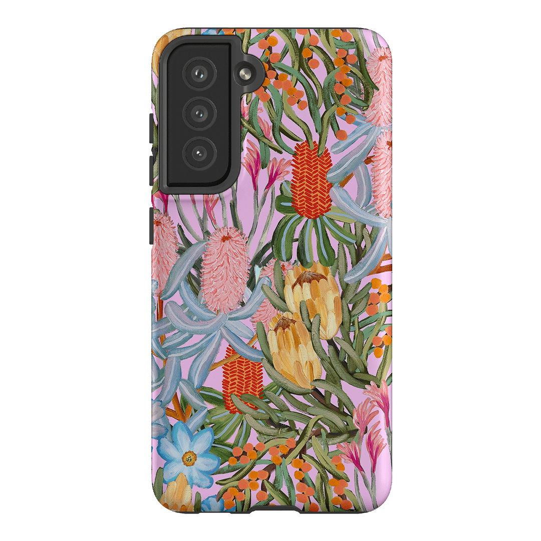 Floral Sorbet Printed Phone Cases Samsung Galaxy S21 FE / Armoured by Amy Gibbs - The Dairy