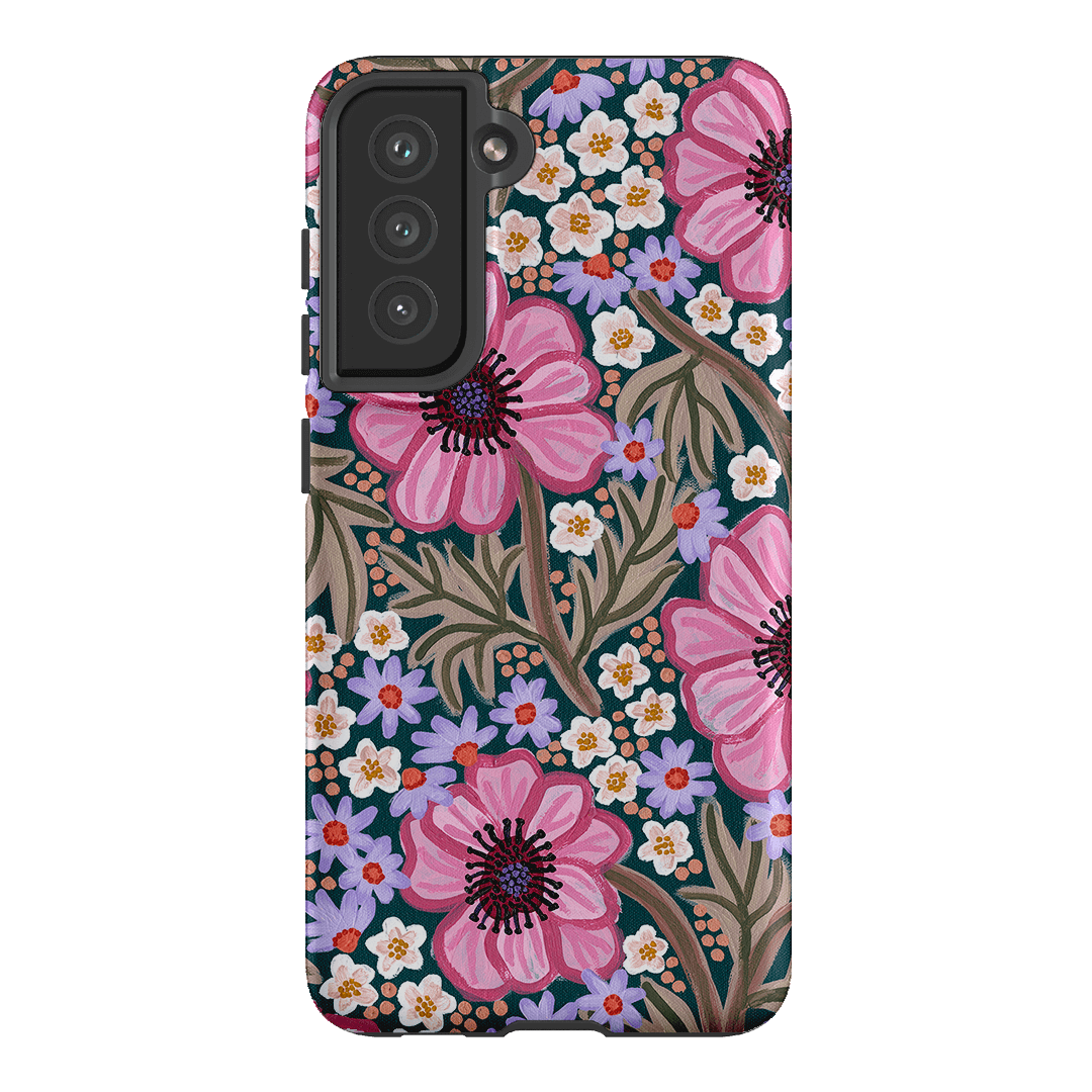 Pretty Poppies Printed Phone Cases Samsung Galaxy S21 FE / Armoured by Amy Gibbs - The Dairy