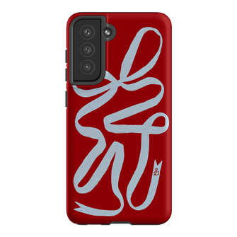 Cottage Ribbon Printed Phone Cases Samsung Galaxy S21 FE / Armoured by Jasmine Dowling - The Dairy