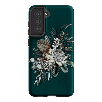Teal Native Printed Phone Cases Samsung Galaxy S21 FE / Armoured by Typoflora - The Dairy
