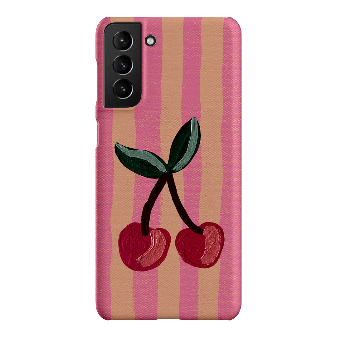 Cherry On Top Printed Phone Cases Samsung Galaxy S21 Plus / Snap by Amy Gibbs - The Dairy