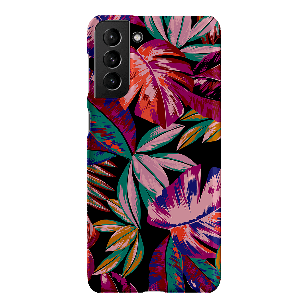 Midnight Palm Printed Phone Cases Samsung Galaxy S21 Plus / Snap by Charlie Taylor - The Dairy