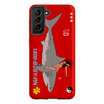 1800-Busy Rn in Red Printed Phone Cases Samsung Galaxy S21 Plus / Armoured by Easty Beasty - The Dairy