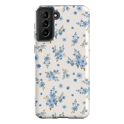 Blue Meadow Printed Phone Cases Samsung Galaxy S21 Plus / Armoured by Kasiags Art - The Dairy