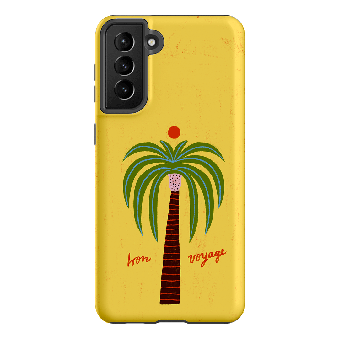 Bon Voyage Yellow Printed Phone Cases Samsung Galaxy S21 Plus / Armoured by Marie Faurrite - The Dairy