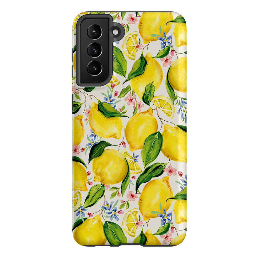 Citrus Lemon Printed Phone Cases Samsung Galaxy S21 Plus / Armoured by Ellie Mae - The Dairy