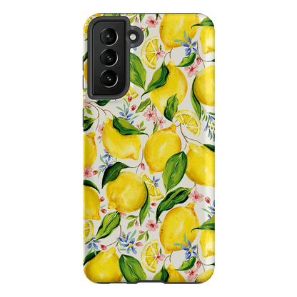 Citrus Lemon Printed Phone Cases Samsung Galaxy S21 Plus / Armoured by Ellie Mae - The Dairy
