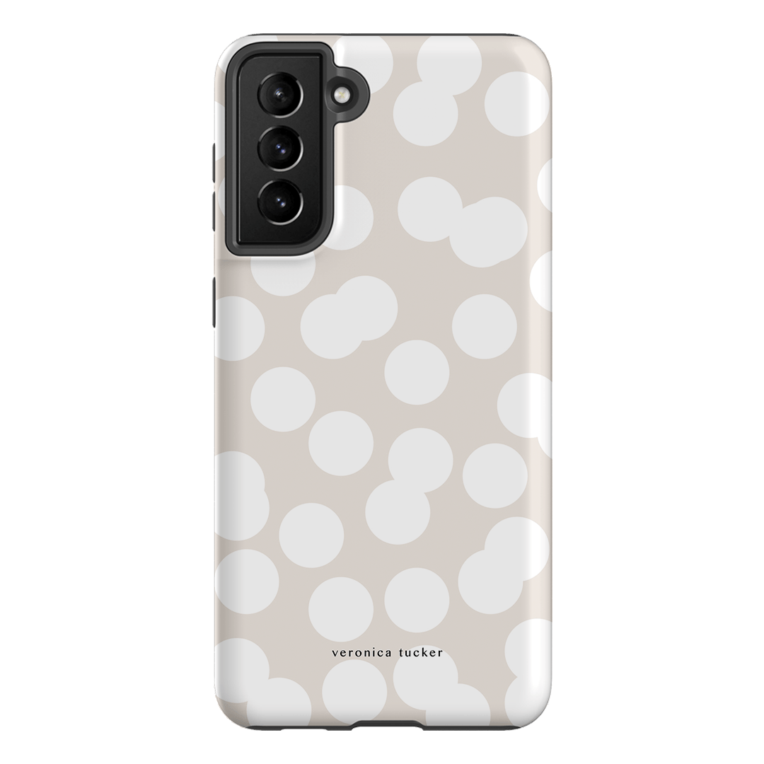 Confetti White Printed Phone Cases Samsung Galaxy S21 Plus / Armoured by Veronica Tucker - The Dairy